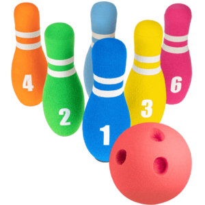 Blødt bowlingspil til børn